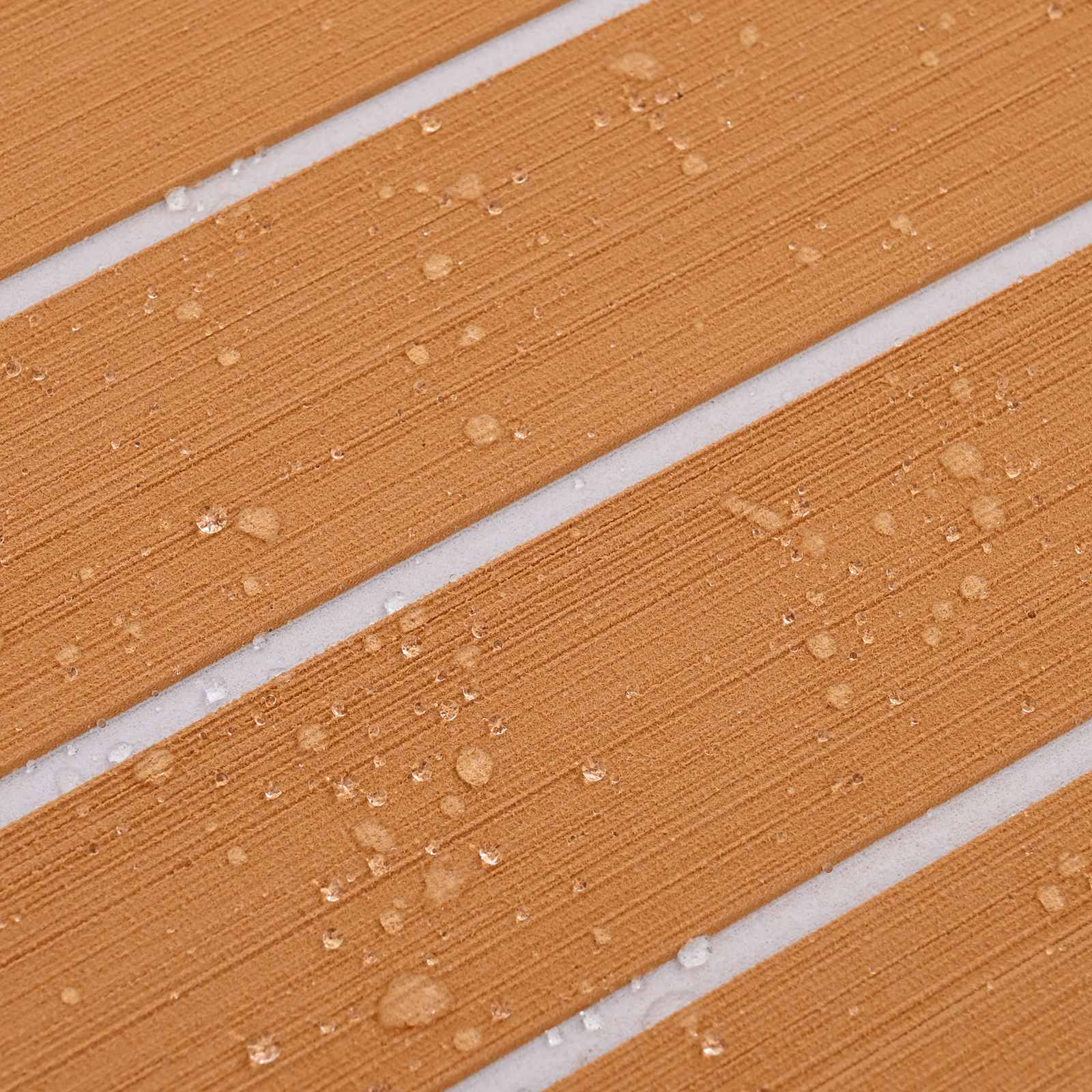 Tappetino per Barche Rigato Marrone e bianco 240 x 90 cm EVA