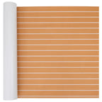 Tappetino per Barche Rigato Marrone e bianco 240 x 90 cm EVA