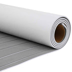 Tappetino per Barche Grigio chiaro e bianco 240 x 90 cm EVA