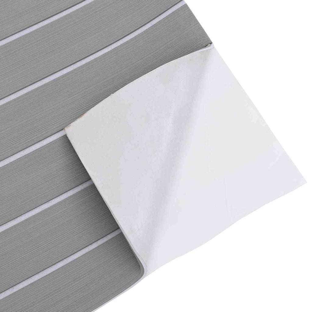 Tappetino per Barche Grigio chiaro e bianco 240 x 90 cm EVA