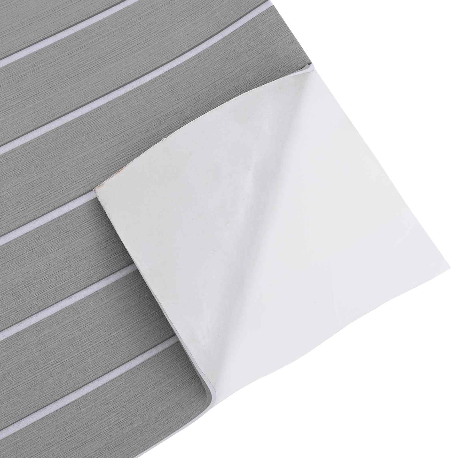 Tappetino per Barche Grigio chiaro e bianco 240 x 90 cm EVA