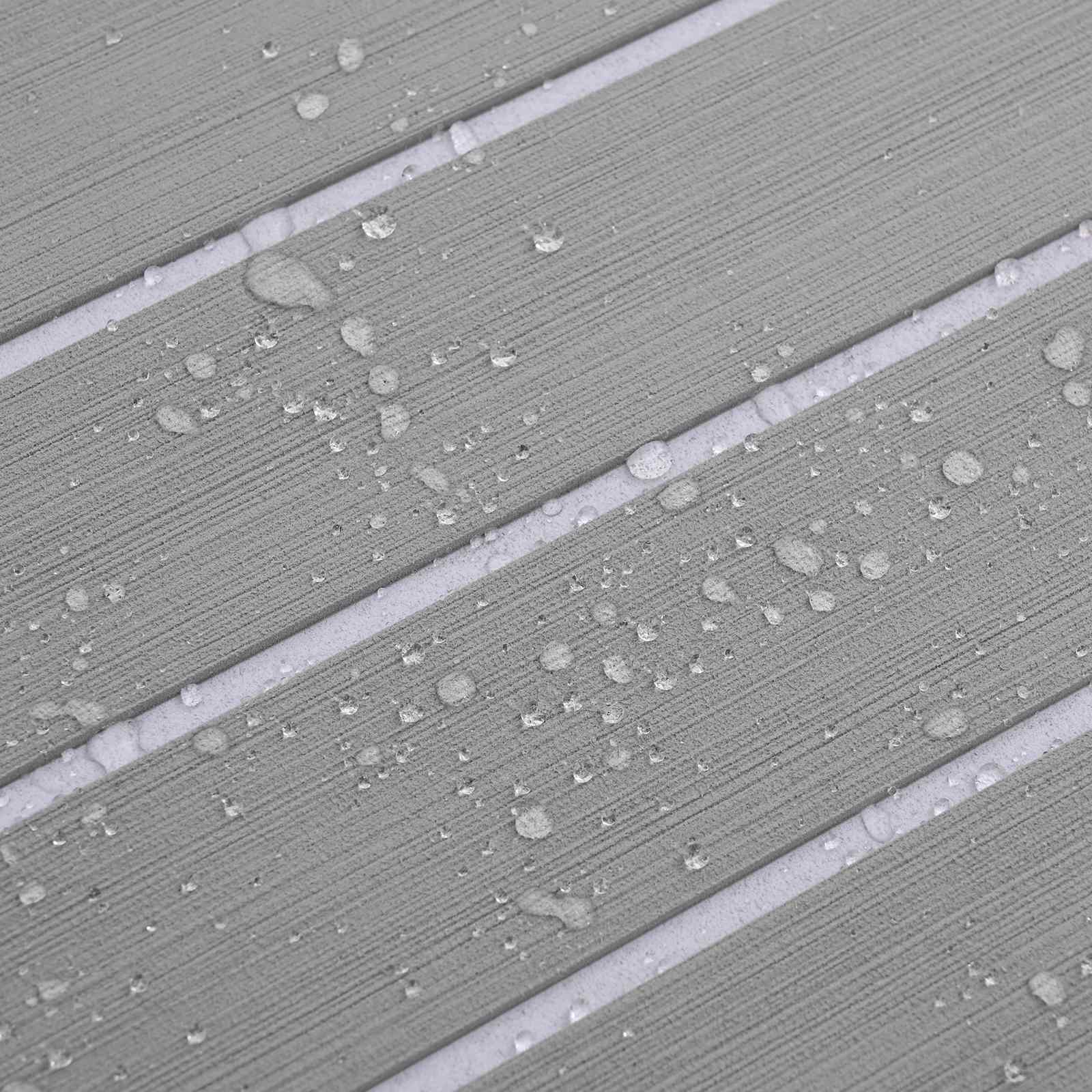 Tappetino per Barche Grigio chiaro e bianco 240 x 90 cm EVA