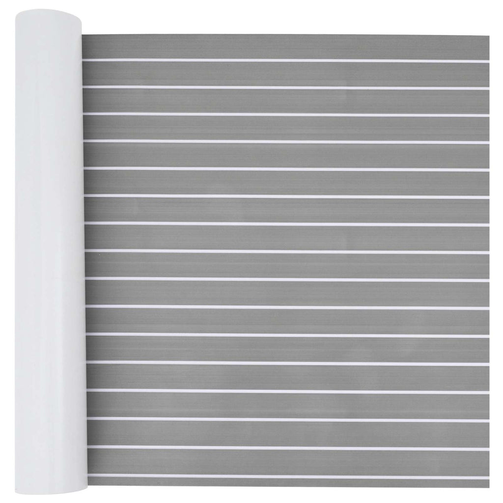 Tappetino per Barche Grigio chiaro e bianco 240 x 90 cm EVA