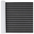 Tappetino per Barche Grigio Scuro e Bianco 240 x 90 cm EVA