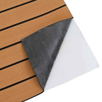 Tappetino per Barche Rigato Marrone e Nero 240 x 60 cm EVA