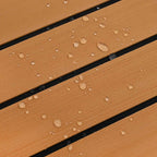 Tappetino per Barche Rigato Marrone e Nero 240 x 60 cm EVA