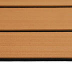 Tappetino per Barche Rigato Marrone e Nero 240 x 60 cm EVA