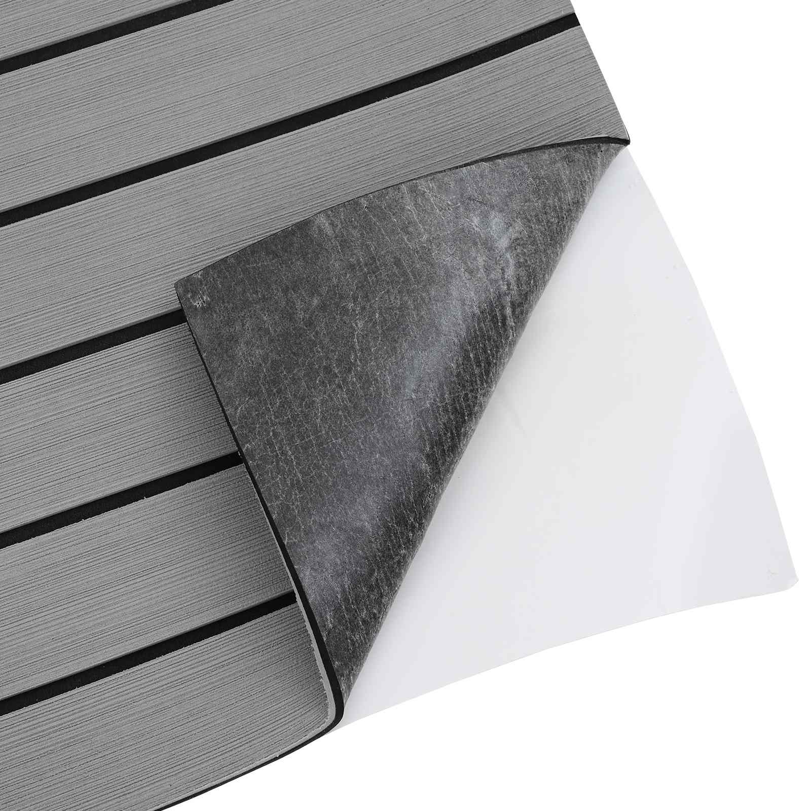 Tappetino per Barche Grigio Chiaro e Nero 240 x 60 cm EVA
