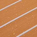 Tappetino per Barche Rigato Marrone e bianco 240 x 60 cm EVA