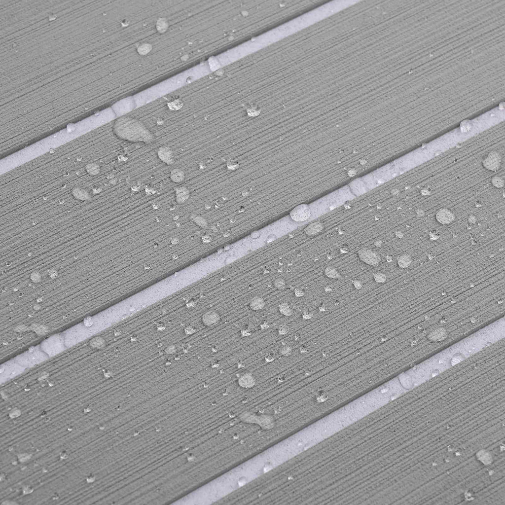Tappetino per Barche Grigio chiaro e bianco 240 x 60 cm EVA
