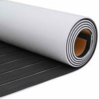 Tappetino per Barche Grigio Scuro e Bianco 240 x 60 cm EVA