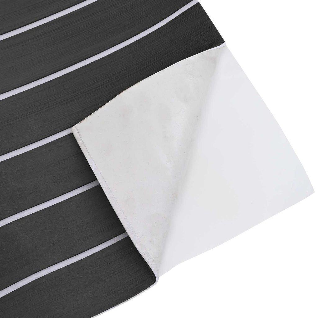 Tappetino per Barche Grigio Scuro e Bianco 240 x 60 cm EVA