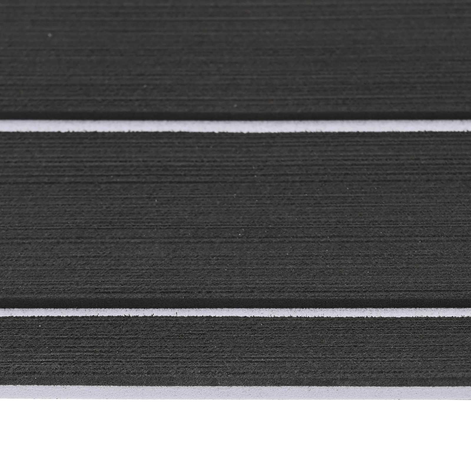 Tappetino per Barche Grigio Scuro e Bianco 240 x 60 cm EVA
