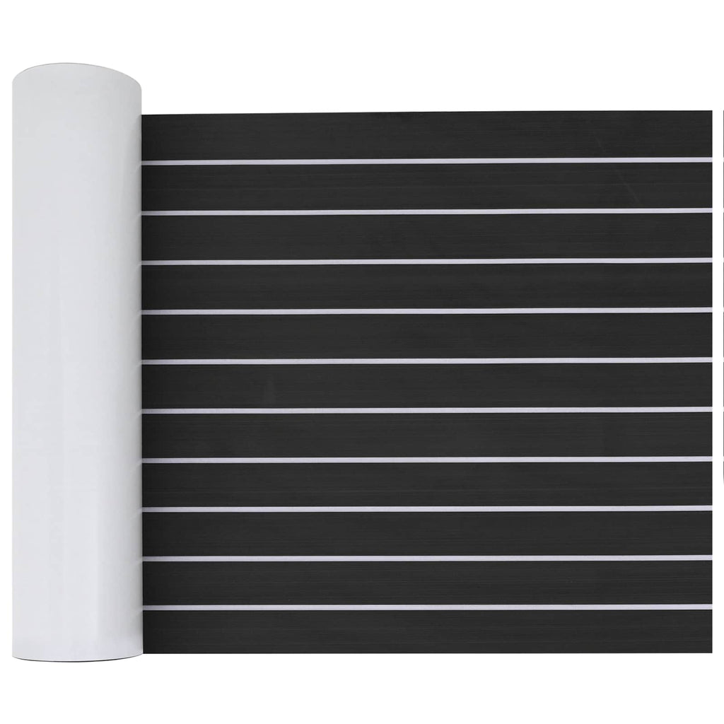Tappetino per Barche Grigio Scuro e Bianco 240 x 60 cm EVA