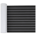 Tappetino per Barche Grigio Scuro e Bianco 240 x 60 cm EVA