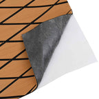 Tappetino per Barche Rigato Marrone e Nero 190 x 70 cm EVA