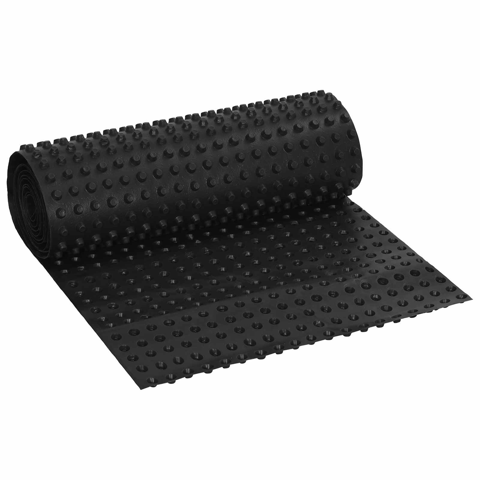 Foglio di drenaggio stampato Nero 0,5 x 10 m HDPE