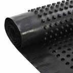 Foglio di drenaggio stampato Nero 1 x 10 m HDPE