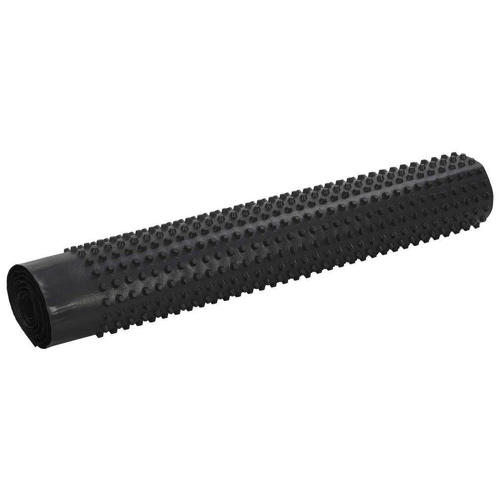 Foglio di drenaggio stampato Nero 1 x 10 m HDPE