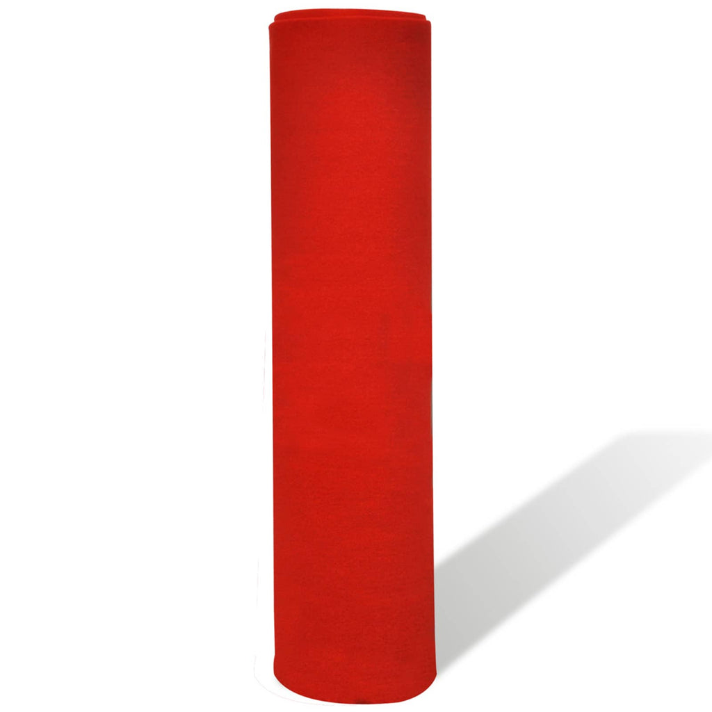 Tappeto Rosso 1 x 5 m Poliestere