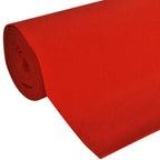 Tappeto Rosso 1 x 10 m Poliestere