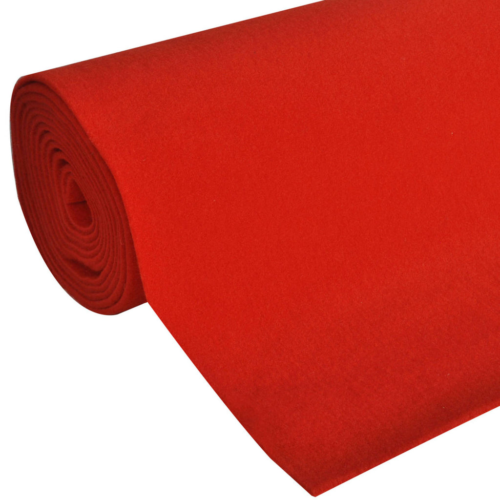 Tappeto Rosso 1 x 20 m Poliestere