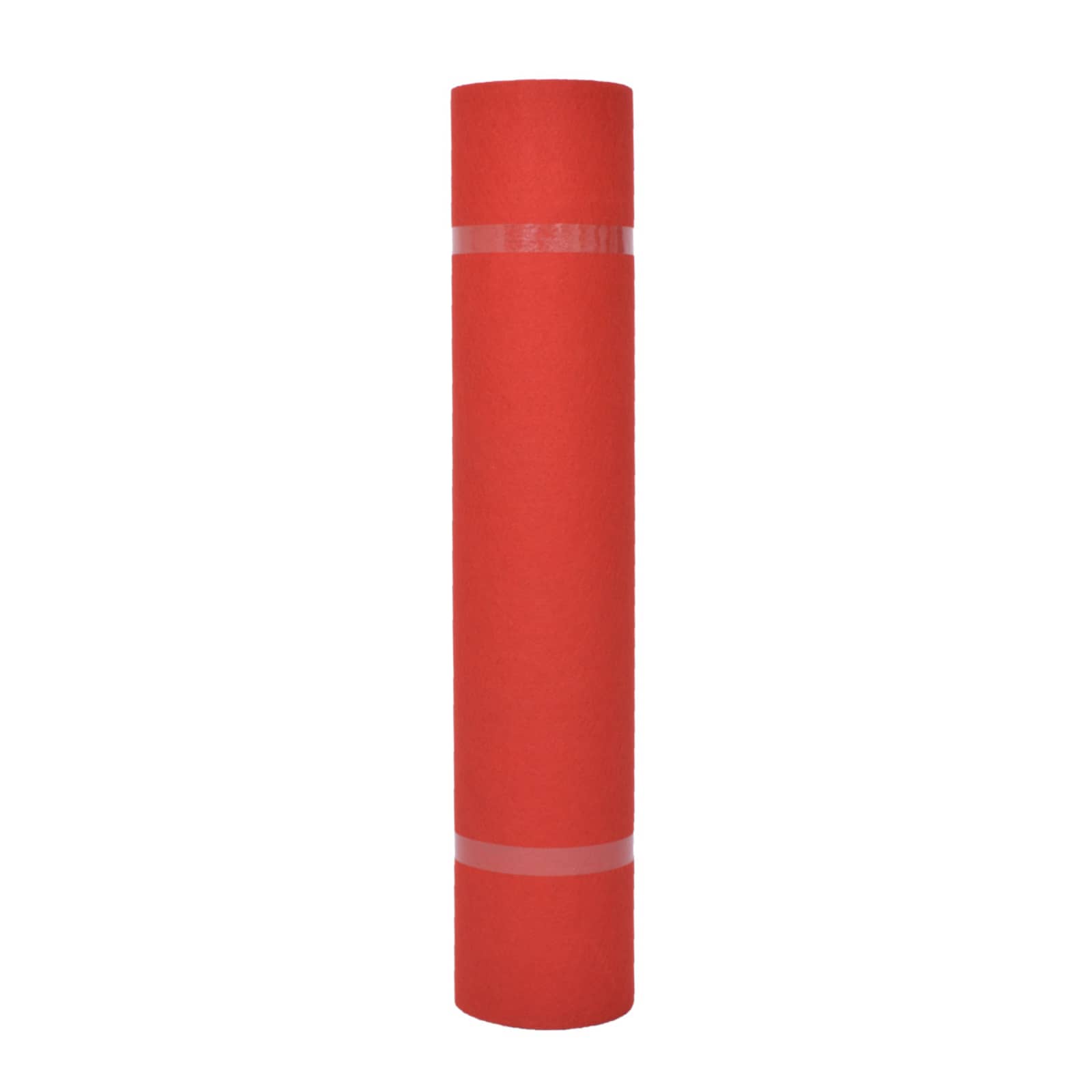 Tappeto Tinta unita Rosso 1 x 24 m Tessuto
