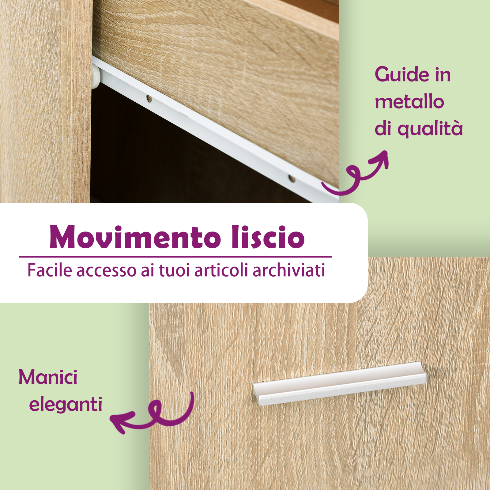 Armadietto da Farmacia Rovere Sonoma 20x45,5x60 cm Multistrato